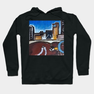 Brisbane River - A Cityscape Hoodie